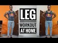 Intense Home Leg WORKOUT for Strong and Bigger Legs | No Gym | Quarantine leg workout