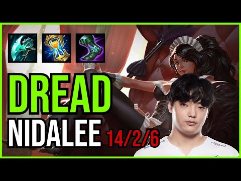 DREAD - NIDALEE vs. GRAVES Jungle | KR CHALLENGER | PATCH 10.25
