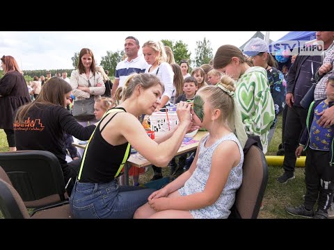 Festyn z okazji Dnia Dziecka w Łoniowie przyciągnął rodziny do wspólnej zabawy