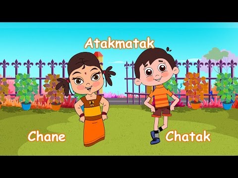 Atak Matak Chane Chatak - Hindi Balgeet | Hindi Rhymes | Ache Ache Song | Baccho Ki Poem