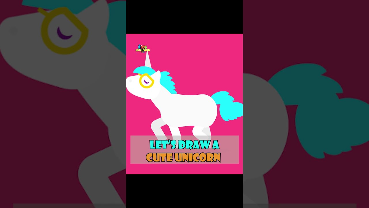 Learn to draw a Unicorn #shorts