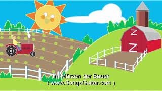 Im Märzen der Bauer | Kinderlied mit Text zum Mitsingen