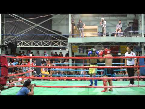 Senior Div. Kickboxing Round 2: Jerry Canutab (Team Torogi) vs Solomon Bimmohnog (Wushu UB)