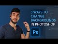 How To Change Backgrounds In Photoshop Photoshop In 5 Adobe Photoshop