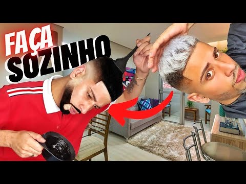 Veja Como PINTAR O CABELO DE PRETO em casa SOZINHO ( não precisa de experiência )