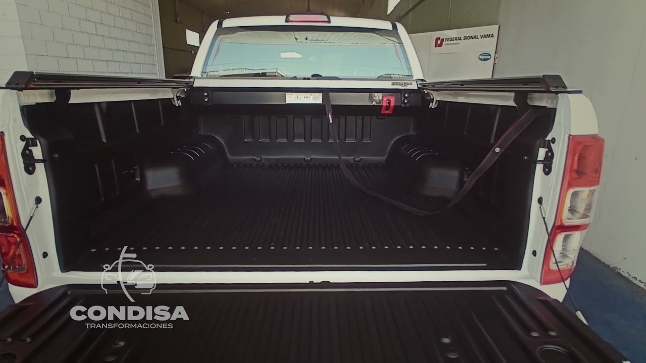 Persiana enrollable en aluminio + Bedliner (forro de caja) para Ford Ranger.