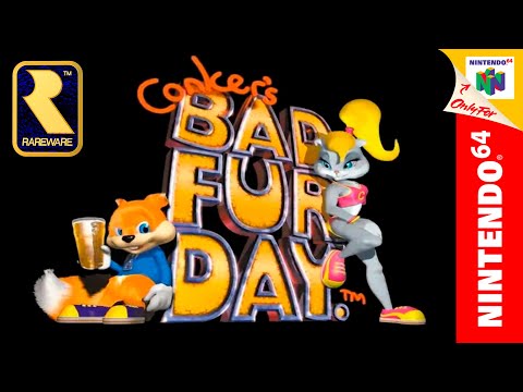 Conker's Bad Fur Day - Full Game Walkthrough / Longplay (N64) 1080p 60fps