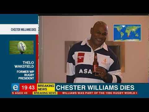 Thelo Wakefield reacts to death of Chester Williams