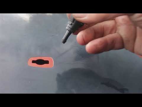 How To replace windshield washer sprayer nozzles on dodge charger 2006 mopar