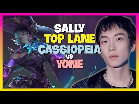 Challenger Sally's TOP Cassiopeia: Advanced Mechanics & Strategy | Engsub