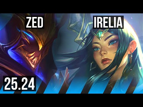 ZED vs IRELIA (MID) | KR Master | 25.24