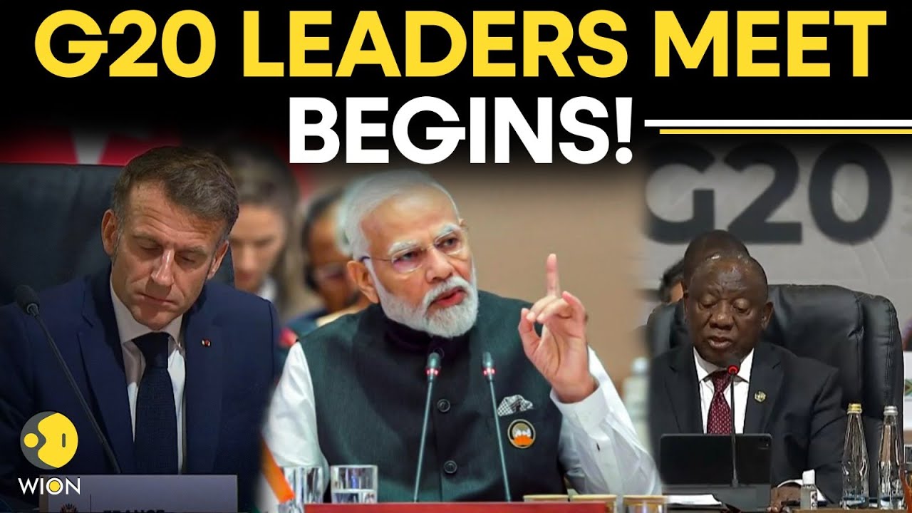 G20 Summit LIVE: World Leaders Gather In South Africa For HIGH-STAKES Talks In Summit | WION