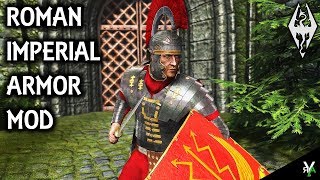 ROMAN IMPERIAL ARMOR: Armor Replacement Mod- Xbox Modded Skyrim Mod Showcase