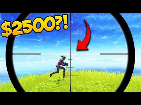 "I'll give you 2500$ if you hit this shot" 😱- Fortnite Funny Fails #293 Video