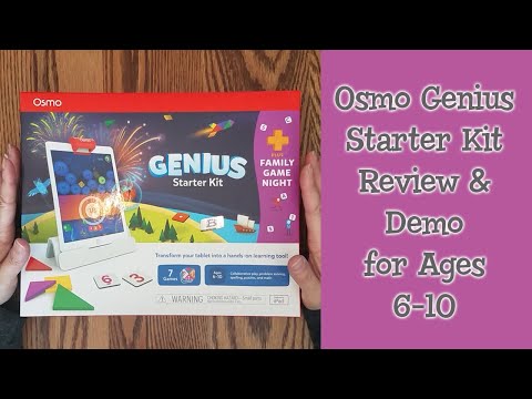 Osmo Genius Starter Kit Review | Homeschool Interactive Learning for iPad or Kindle | Gameschool