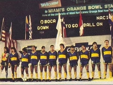 Boca Juniors 1 0 Nacional   Recopa Sudamericana 1990