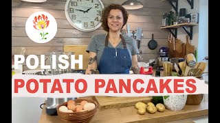 Polish POTATO PANCAKES - PLACKI ZIEMNIACZANE; How to make Polish food by Polish Your Kitchen