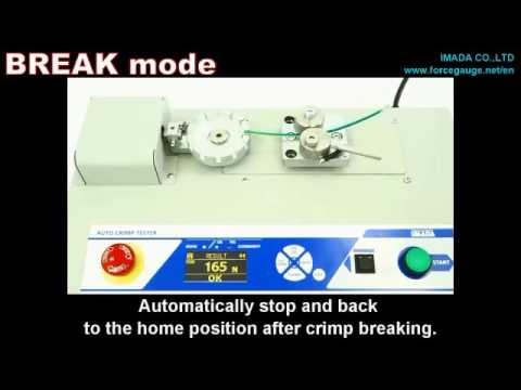 Automatic Crimp Tester ACT 1000N, Test Mode, IMADA Make (Bhagwati Hardware)