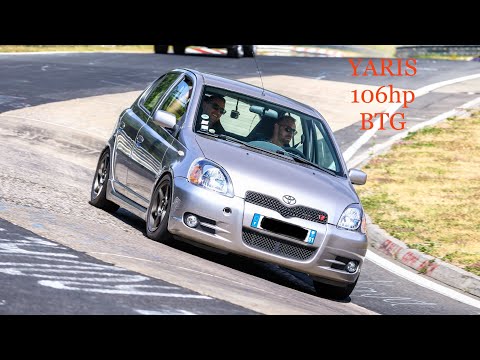 9:10 BTG yaris t sport 106hp nurburgring 2025