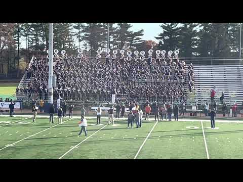 UWEC Blugold Marching Band performance after football game 2021-11-06