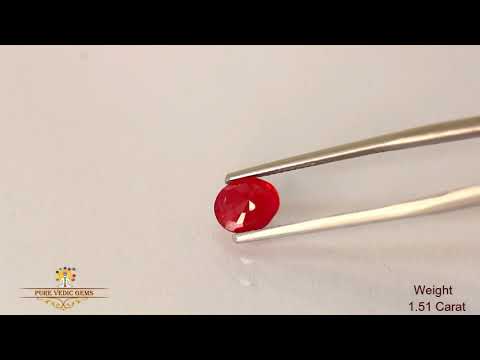 African Ruby 1.51ct. (Super Premium) video