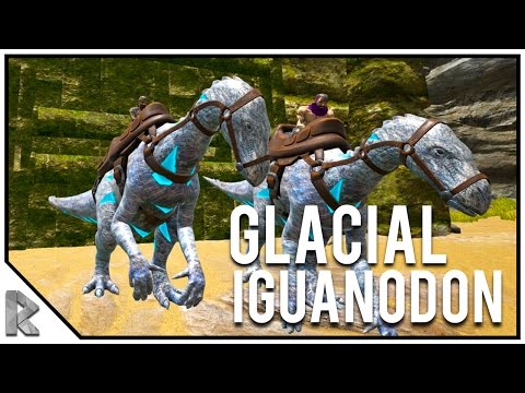 GLACIAL IGUANODON - SPECIAL BLIZZARD ATTACK! - Pugnacia Dinos Modded Ark Twitch Server #5