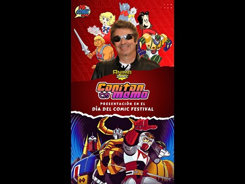 Capitán Memo en el escenario del Día Del Cómic Festival 2025