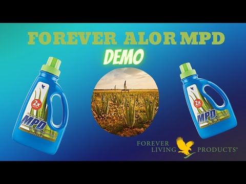 Forever Aloe MPD Demonstration, Using, Benefits 2x Concentrated Multi Purose Detergent