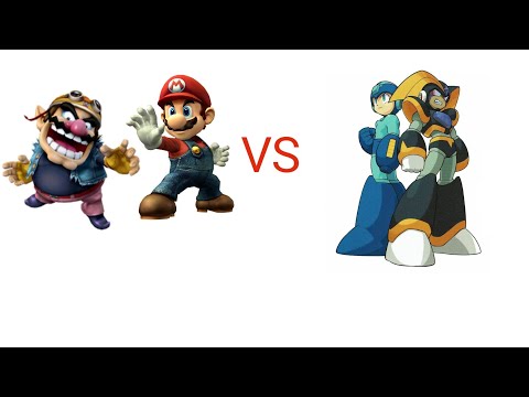 mugen mario & wario vs megaman & bass