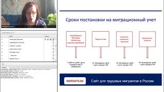 Портал Migranto.ru провел вебинар для иностранных граждан по правилам миграционного учета