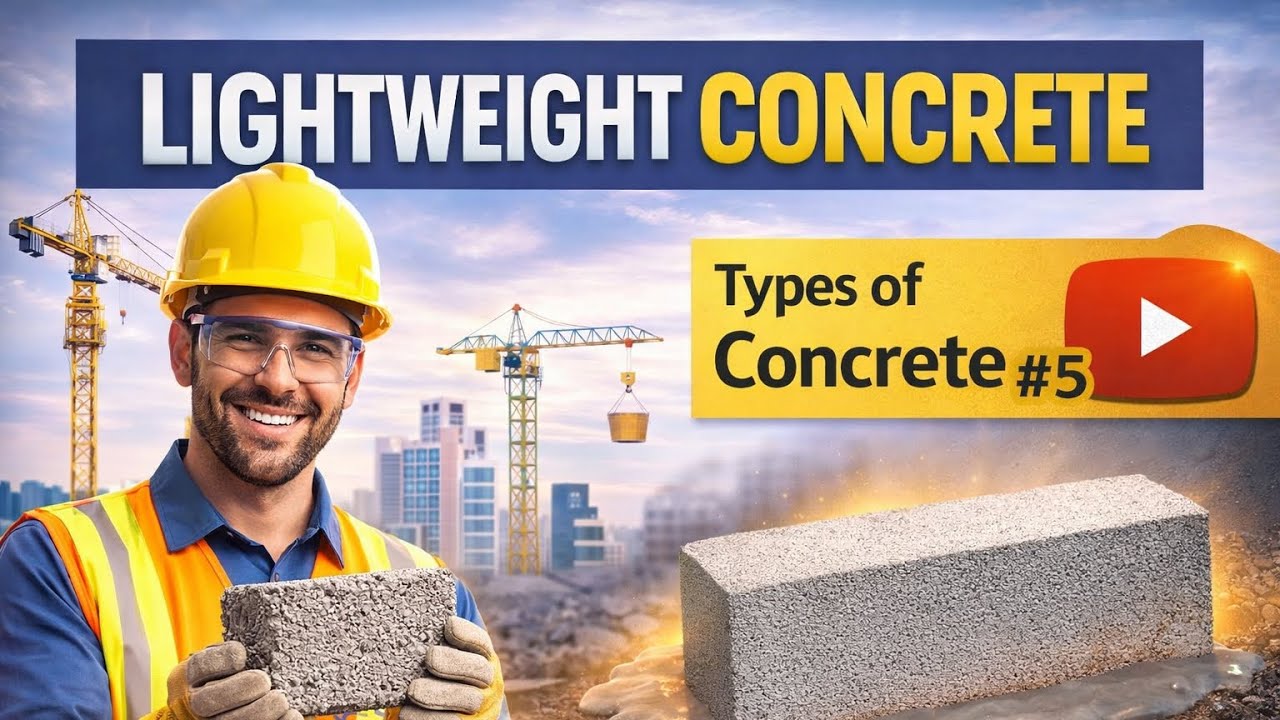 What is Lightweight Concrete? || Types of Concrete #5
