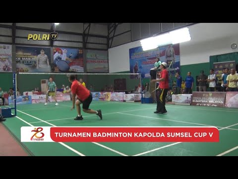 WAKAPOLDA SUMSEL BUKA KEJUARAAN BULUTANGKIS KAPOLDA CUP V