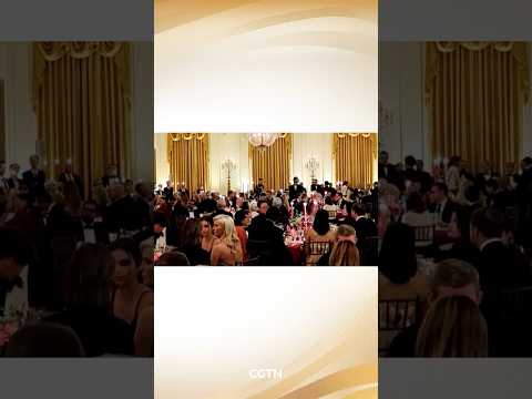 Guests gather at White House for President Xi's welcome banquet