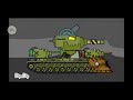 Element kv-6 vs Element ratte. Cartoon about tanks.