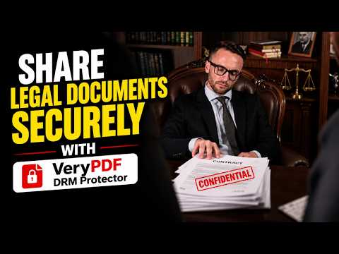 How to Securely Share Legal Documents | VeryPDF DRM Protector