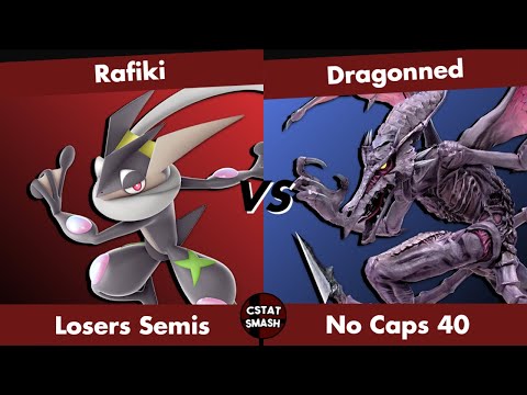 NO CAPS #40 - Rafiki (Greninja) vs Dragonned (Ridley) Top 8 Super Smash Bros Ultimate