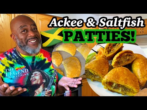 How to make Ackee & Saltfish Jamaican Patties! | Deddy's Kitchen