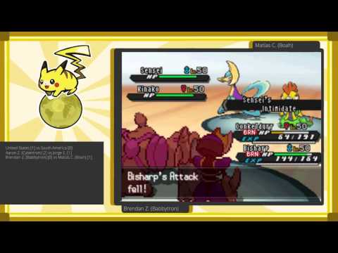 VGC '13 Int'l Friendly - USA vs South America: Brendan Z. (Babbytron) vs Matías C. (Boah) Game 2