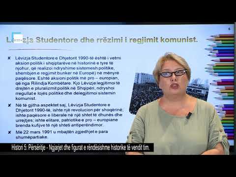 Histori 5 - Përsëritje: Ngjarjet dhe figurat e rëndësishme historike të vendit tim