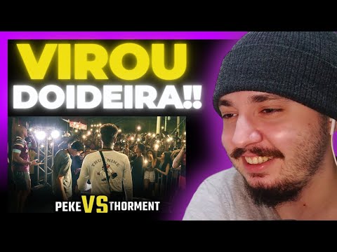 ( SEU PAI CH$IR0 O P$ DO SALGUEIRO 🎧 ) PEKE VS THORMENT | Batalha do Tanque | RJ | REACT BAUEB