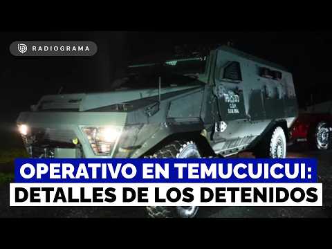 Revelan identidad de los detenidos tras masivo operativo policial en Temucuicui