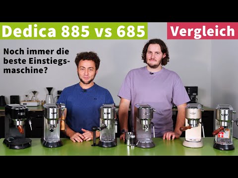 Delonghi Dedica 685 vs 885 - Espressomaschinen-Vergleich [Dedica Reihe 1/5]