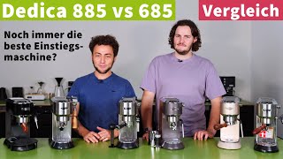 Delonghi Dedica 685 vs 885 - Espressomaschinen-Vergleich [Dedica Reihe 1/4]