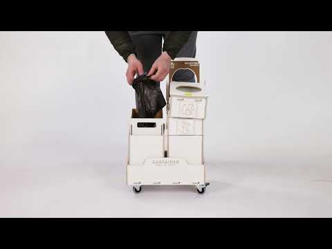 Kierrätysastia Sorter 10W2 valkoinen