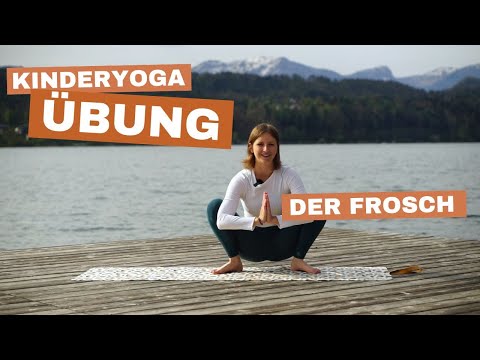Frosch - Kinderyoga Übung - Kinder 4-10 Jahre