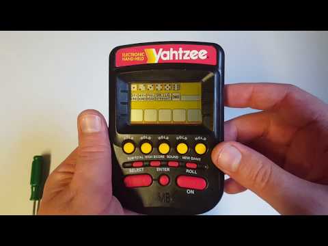 Yahtzee Hand Held Teardown Milton Bradley
