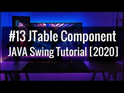 13 Jtable Component Java Swing With Gui Software Development Tutorial 2021