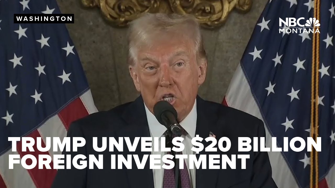 Trump unveils $20 billion foreign investment in US data centers