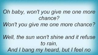 Eric Clapton - One More Chance Lyrics