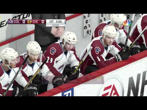 NHL 16 GameDay | Colorado Avalanche vs Chicago Blackhawks (12/15/2015)